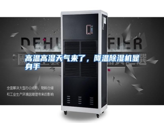 知识百科高温高湿天气来了，降温除湿机显身手