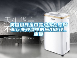 行业资讯英国肖氏进口露点仪在除湿机行业领域中的应用原理_重复