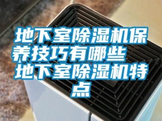 行业资讯地下室除湿机保养技巧有哪些  地下室除湿机特点
