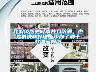 企业动态比羽绒服更时尚并且防潮，也易机洗和打理，带你了解十款国产棉服