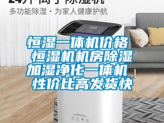 企业动态恒湿一体机价格 恒湿机机房除湿加湿净化一体机 性价比高发货快