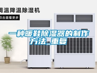 行业资讯一种暖鞋除湿器的制作方法_重复