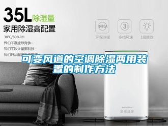 行业资讯可变风道的空调除湿两用装置的制作方法