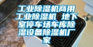 工业除湿机商用工业除湿机 地下室停车场车库除湿设备除湿机厂家