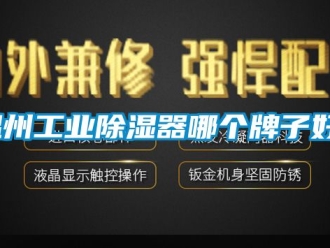 行业资讯温州工业除湿器哪个牌子好？