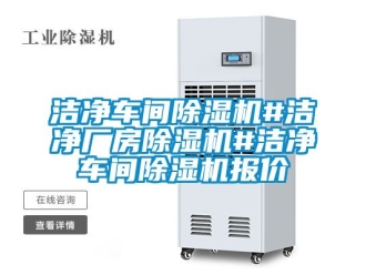 企业动态洁净车间除湿机#洁净厂房除湿机#洁净车间除湿机报价