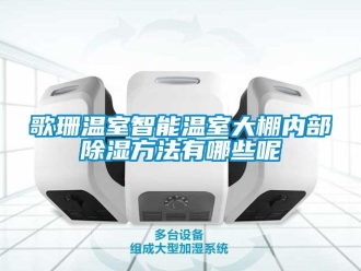 企业动态歌珊温室智能温室大棚内部除湿方法有哪些呢