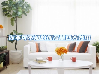 企业动态你不可不知的加湿器四大妙用