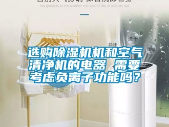 行业资讯选购除湿机机和空气清净机的电器 需要考虑负离子功能吗？