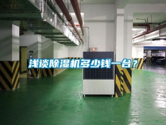 行业资讯浅谈除湿机多少钱一台？