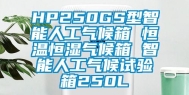 HP250GS型智能人工气候箱 恒温恒湿气候箱 智能人工气候试验箱250L