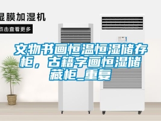 知识百科文物书画恒温恒湿储存柜，古籍字画恒湿储藏柜_重复