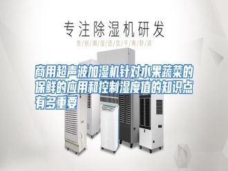 行业资讯商用超声波加湿机针对水果蔬菜的保鲜的应用和控制湿度值的知识点有多重要