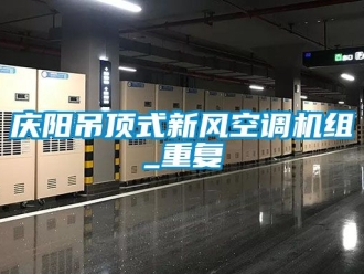 企业动态庆阳吊顶式新风空调机组_重复
