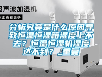 知识百科分析究竟是什么原因导致恒温恒湿箱湿度上不去？恒温恒湿机湿度达不到？_重复