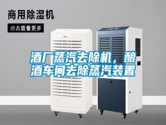 行业资讯酒厂蒸汽去除机，酿酒车间去除蒸汽装置