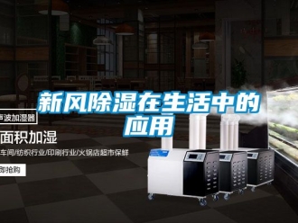 企业动态新风除湿在生活中的应用