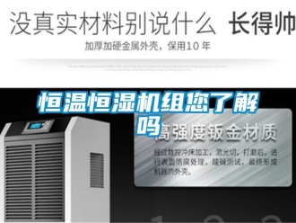 知识百科恒温恒湿机组您了解吗