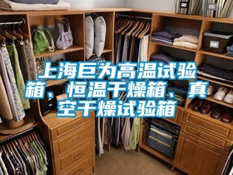 知识百科上海巨为高温试验箱、恒温干燥箱、真空干燥试验箱