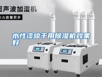 行业资讯水性漆晾干用除湿机效果好