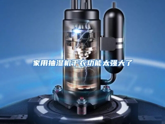 行业资讯家用抽湿机干衣功能太强大了