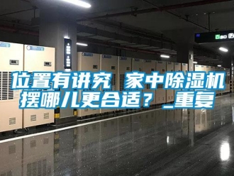 行业资讯位置有讲究 家中除湿机摆哪儿更合适？_重复