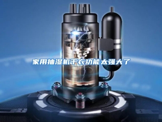 行业资讯家用抽湿机干衣功能太强大了