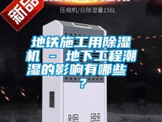 行业资讯地铁施工用除湿机 - 地下工程潮湿的影响有哪些 ？