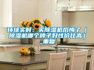 行业资讯环球实时：买除湿机后悔了（除湿机哪个牌子好性价比高）_重复