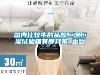 知识百科国内比较牛的品牌恒温恒湿试验箱有那几家_重复