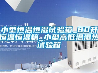 知识百科小型恒温恒湿试验箱_80升恒温恒湿箱_小型高低温湿热试验箱