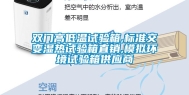 双门高低温试验箱,标准交变湿热试验箱直销,模拟环境试验箱供应商