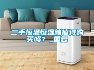 知识百科二手恒温恒湿箱值得购买吗？_重复