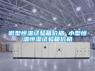 知识百科微型恒温试验箱价格 小型恒温恒湿试验箱价格