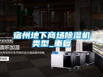 行业资讯宿州地下商场除湿机类型_重复