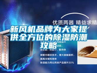 企业动态新风机品牌为大家提供全方位的除湿防潮攻略