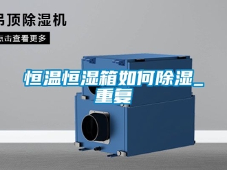 知识百科恒温恒湿箱如何除湿_重复