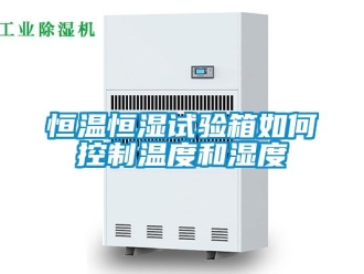 知识百科恒温恒湿试验箱如何控制温度和湿度