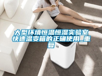 知识百科大型环境恒温恒湿实验室快速温变箱的正确使用_重复