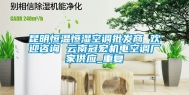 昆明恒温恒湿空调批发商 欢迎咨询 云南冠宏机电空调厂家供应_重复
