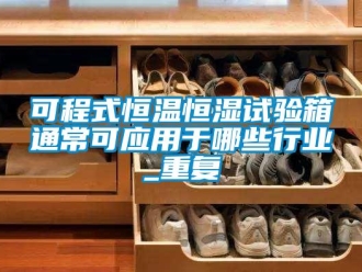 知识百科可程式恒温恒湿试验箱通常可应用于哪些行业_重复
