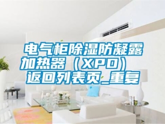 行业资讯电气柜除湿防凝露加热器（XPD） 返回列表页_重复