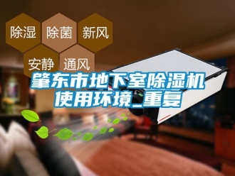 行业资讯肇东市地下室除湿机使用环境_重复