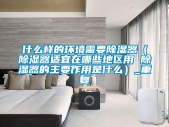 行业资讯什么样的环境需要除湿器（除湿器适宜在哪些地区用 除湿器的主要作用是什么）_重复