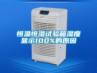 知识百科恒温恒湿试验箱湿度显示100%的原因
