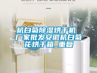 企业动态杭白菊除湿烘干机 厂家批发安徽杭白菊花烘干箱_重复
