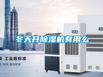 行业资讯冬天开除湿机有用么