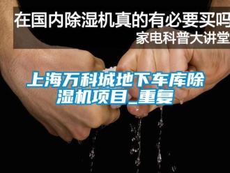 行业资讯上海万科城地下车库除湿机项目_重复
