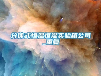 知识百科分体式恒温恒湿实验箱公司_重复