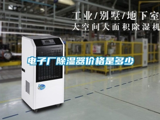 行业资讯电子厂除湿器价格是多少